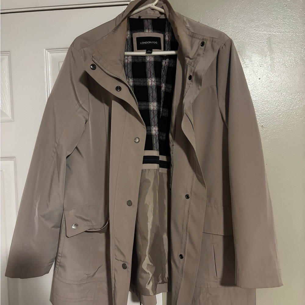London Fog Tan Teddy Jacket